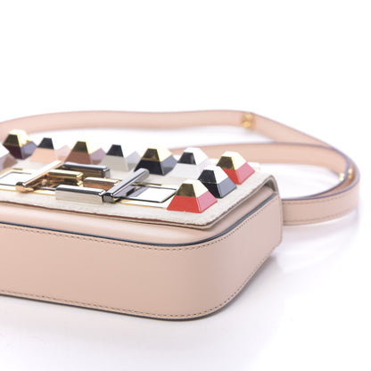 Fendi Vitello Dolce Calf Hair Studded Mini 3Baguette Shoulder Bag Light Pink 8 of 10
