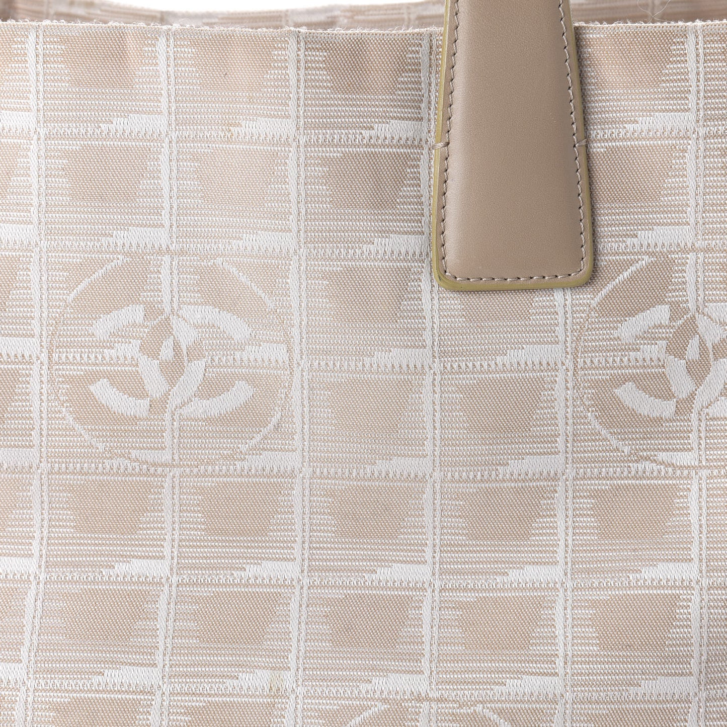 Nylon Medium Travel Tote Beige