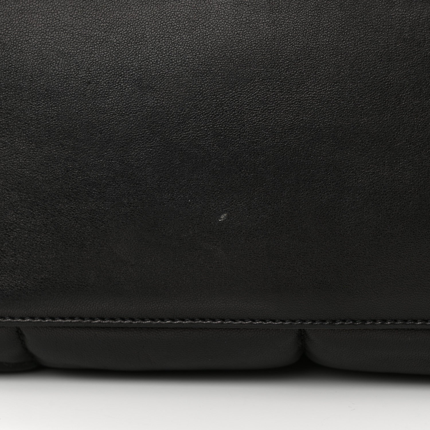 Saint Laurent Lambskin Quilted Monogram Monochrome Medium Loulou Puffer Chain Satchel Black 11 of 11