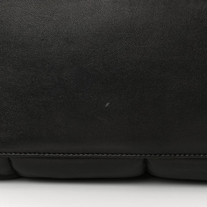 Saint Laurent Lambskin Quilted Monogram Monochrome Medium Loulou Puffer Chain Satchel Black 11 of 11