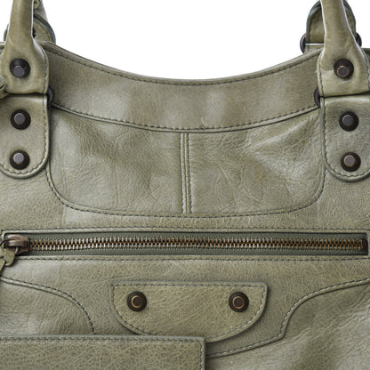 Balenciaga Agneau Classic Hardware Part Time Vert Militaire 10 of 10