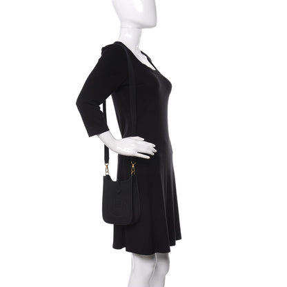Hermes Taurillon Clemence Evelyne TPM Black 2 of 11