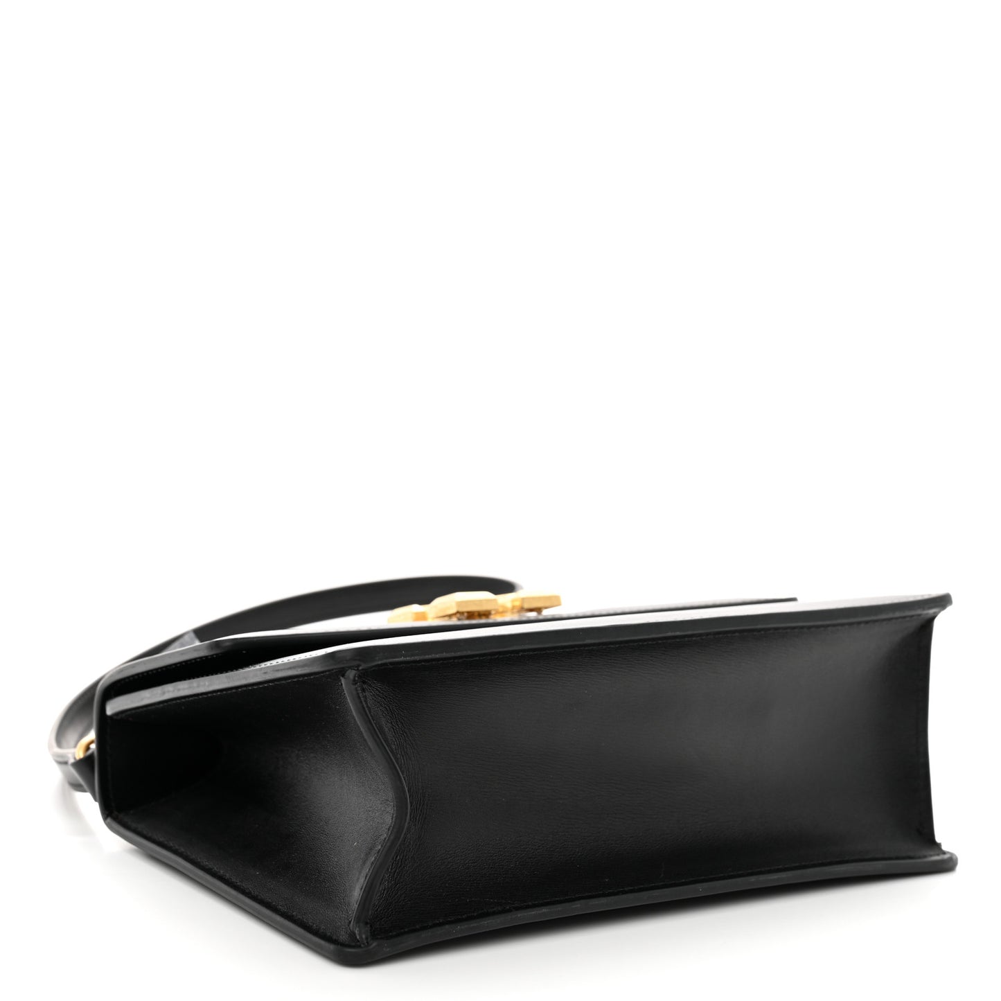 Calfskin Jitney 1.4 Top Handle Bag Black