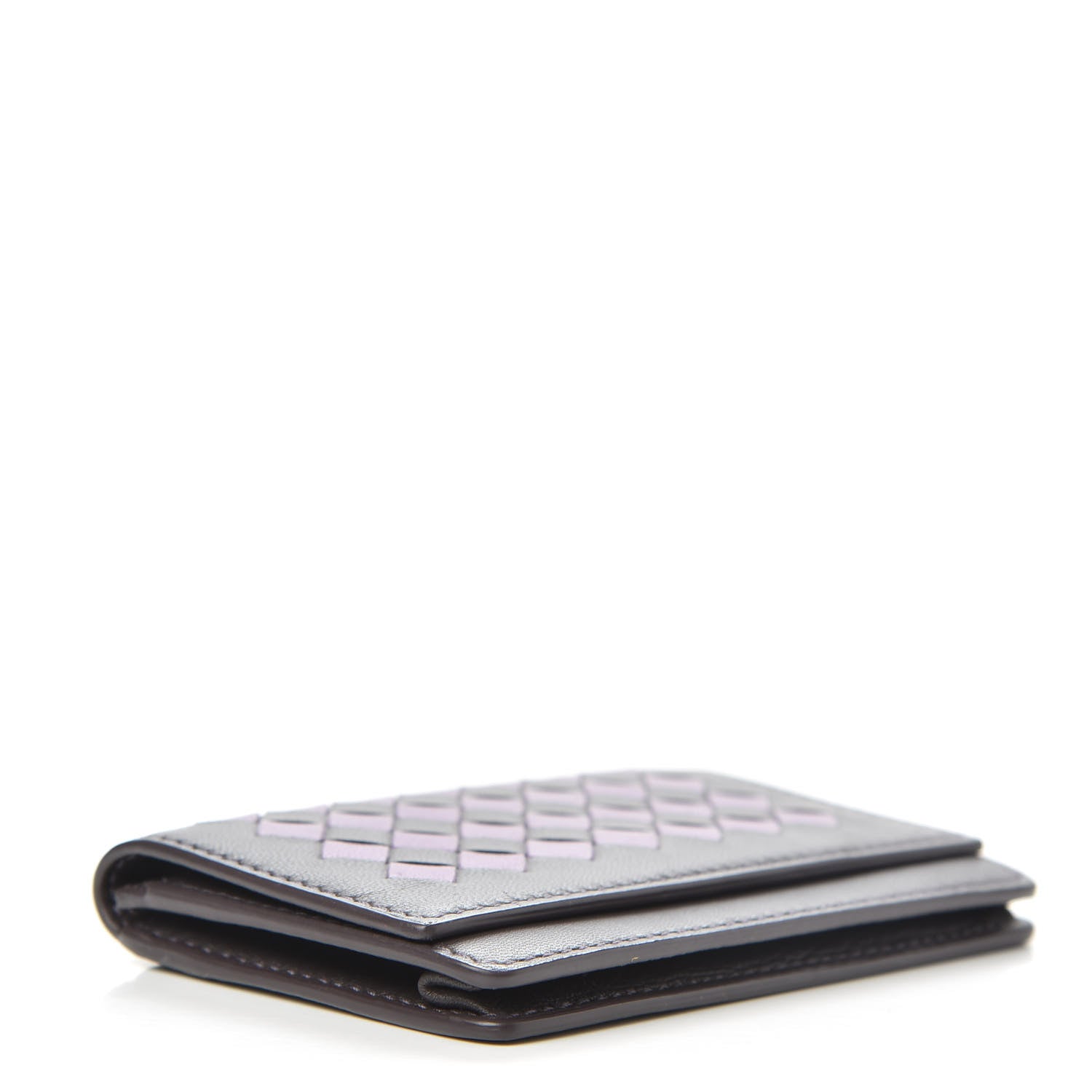 Bottega Veneta Nappa Intrecciato Card Holder Purple 4 of 9