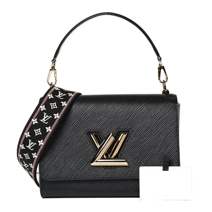 Louis Vuitton Epi Monogram Flower Twist MM Black 1 of 9