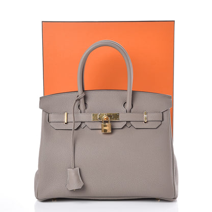 Hermes Togo Birkin 30 Gris Asphalte 32 of 32