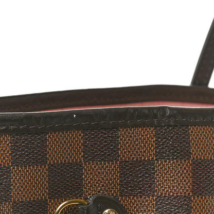 Louis Vuitton Damier Ebene Neo Neverfull MM Rose Ballerine 9 of 12