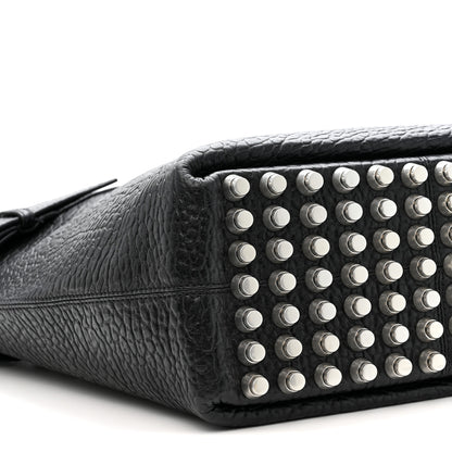 Alexander Wang Pebbled Calfskin Rhett Large Tote Black Silver Hardware 9 of 10
