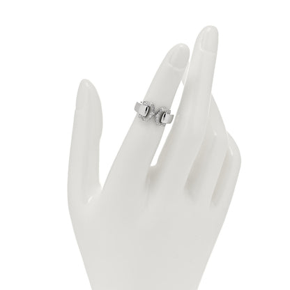 Cartier 18K White Gold Diamond C De Cartier Ring 48 4.5 2 of 4