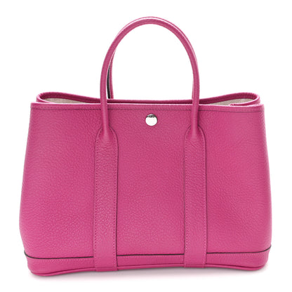 Hermes Vache Country Garden Party 30 TPM Rose Pourpre 1 of 10