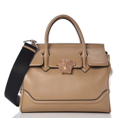 Versace Calfskin Large Palazzo Empire Bag Beige 1 of 7