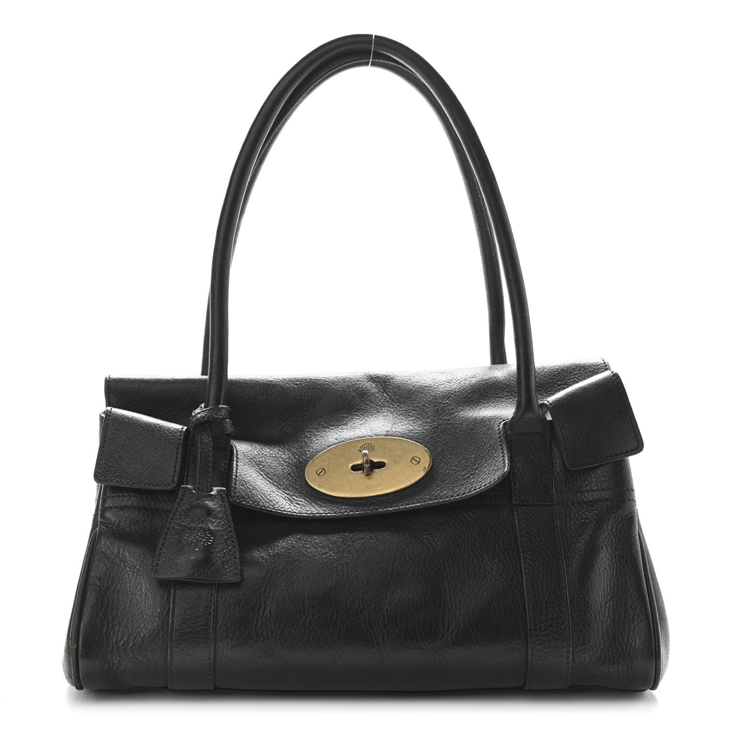 Mulberry Natural Leather Small Bayswater Black 1 of 13