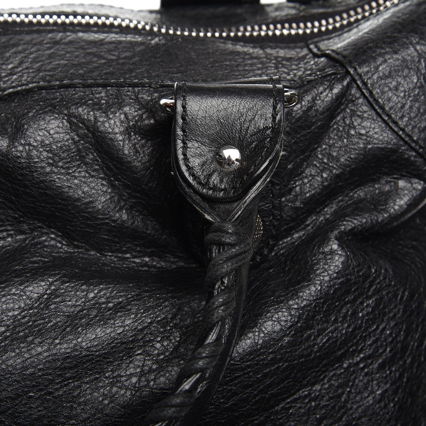 Agneau Giant 21 Silver Hardware Work Black