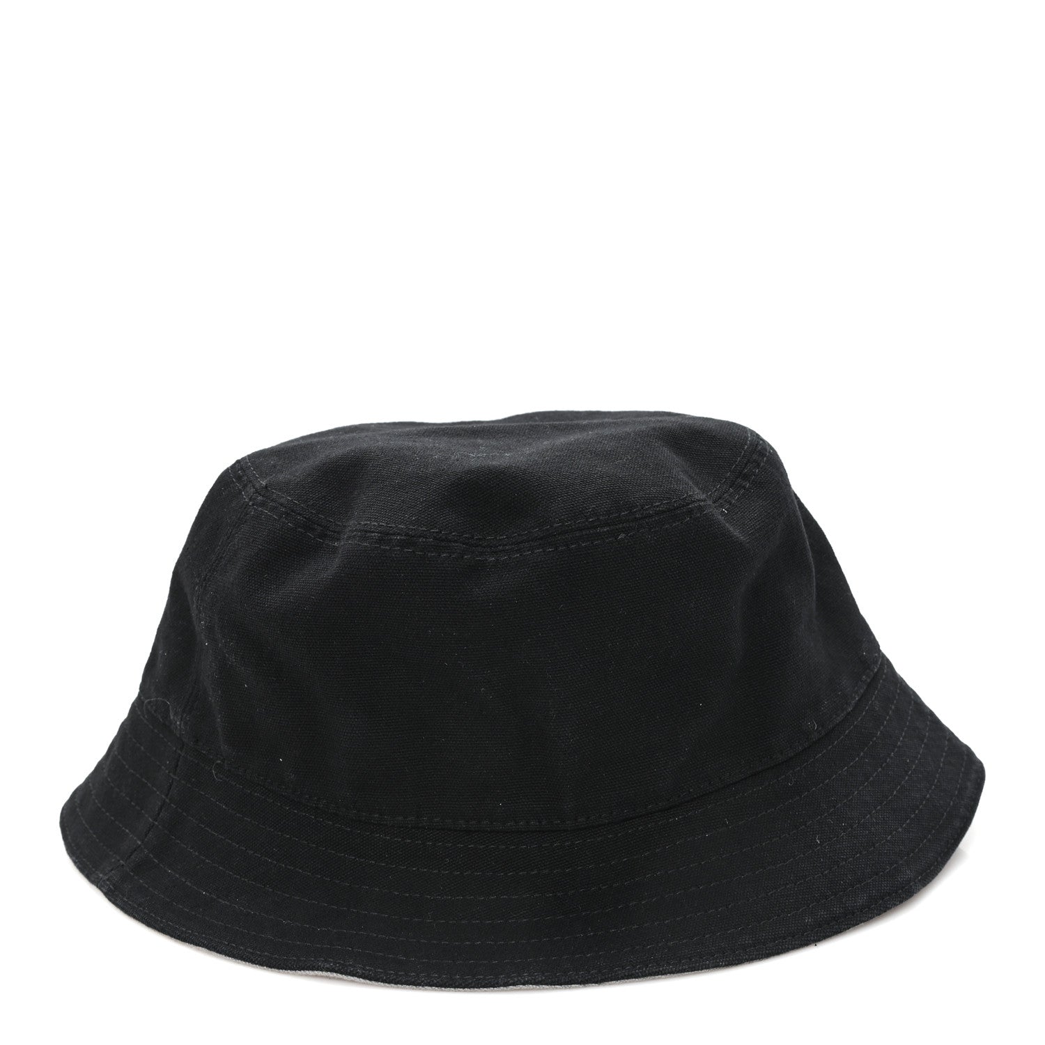 Christian Dior Cotton Logo Bucket Hat S Black 5 of 10