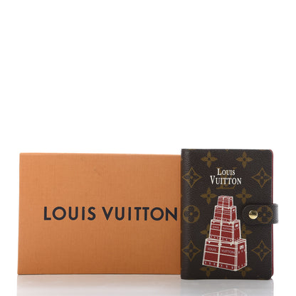 Louis Vuitton Monogram Malle Empilees Stacked Trunks Small Ring Agenda Cover 7 of 7