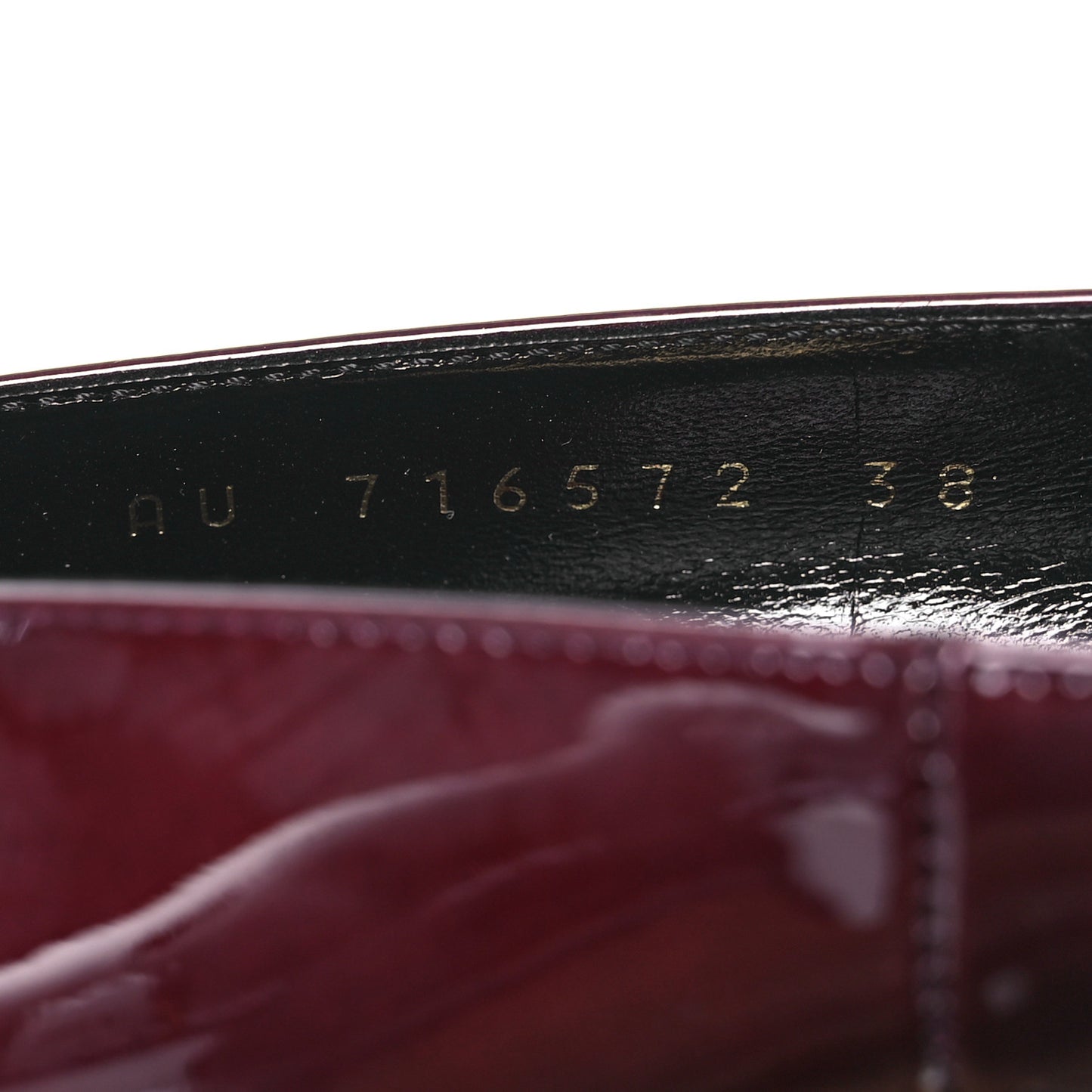 Patent Severine Pumps 38 Deep Bordeaux