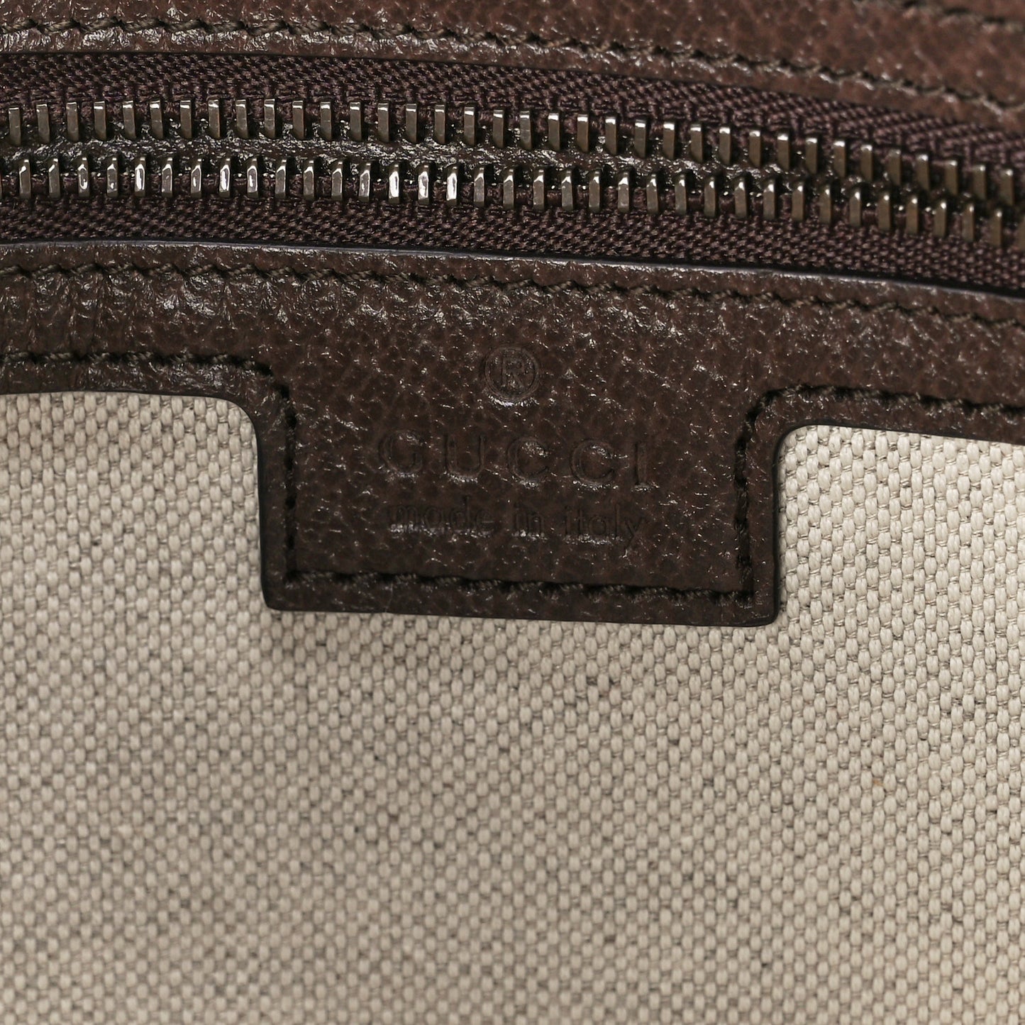 GG Supreme Monogram Textured Dollar Calfskin Web Ophidia Wristlet Shoulder Bag Beige Ebony New Acero