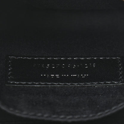 Saint Laurent Metallic Lambskin Monogram Lou Belt Bag Argento 7 of 10