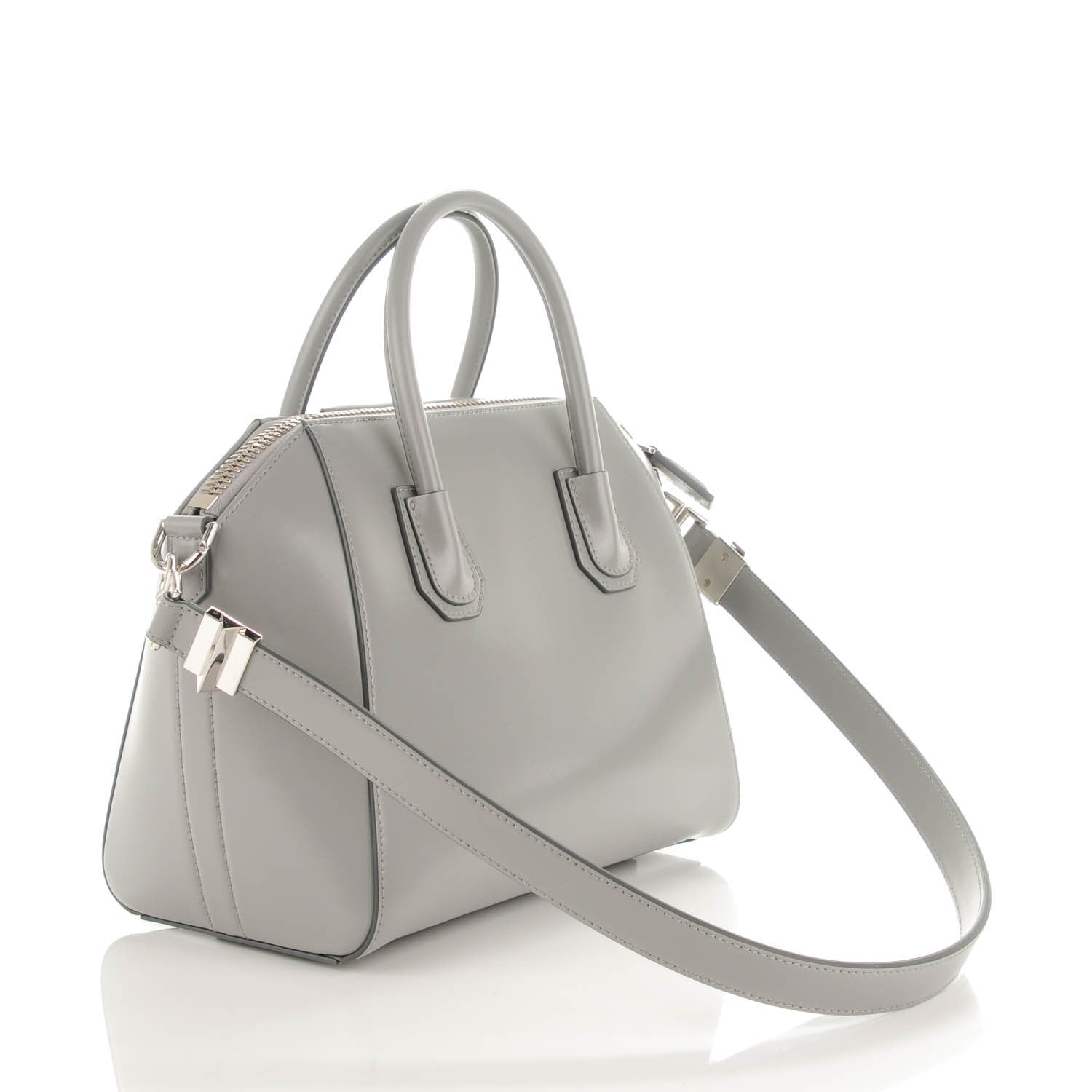 Givenchy Shiny Lord Calfskin Small Antigona Pearl Grey 3 of 7