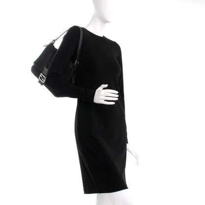 Fendi Zucchino Forever Mama Baguette Black 2 of 14