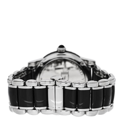 David Yurman Stainless Steel Ceramic Diamond Bezel 34mm Classic Quartz Watch Black 3 of 4