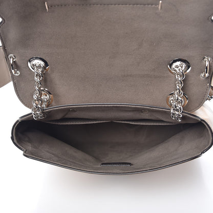 Fendi Vitello Century Pearl Bi-Color Scalloped Back to School Backpack Cuoio Camelia 5 of 8