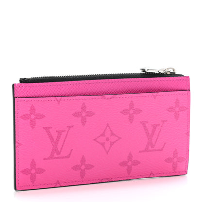 Louis Vuitton Taigarama Coin Card Holder Fuchsia 2 of 4