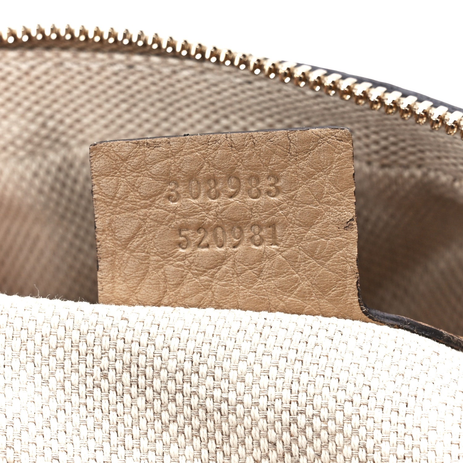 Gucci Pebbled Calfskin Small Soho Bowler Camelia 6 of 11