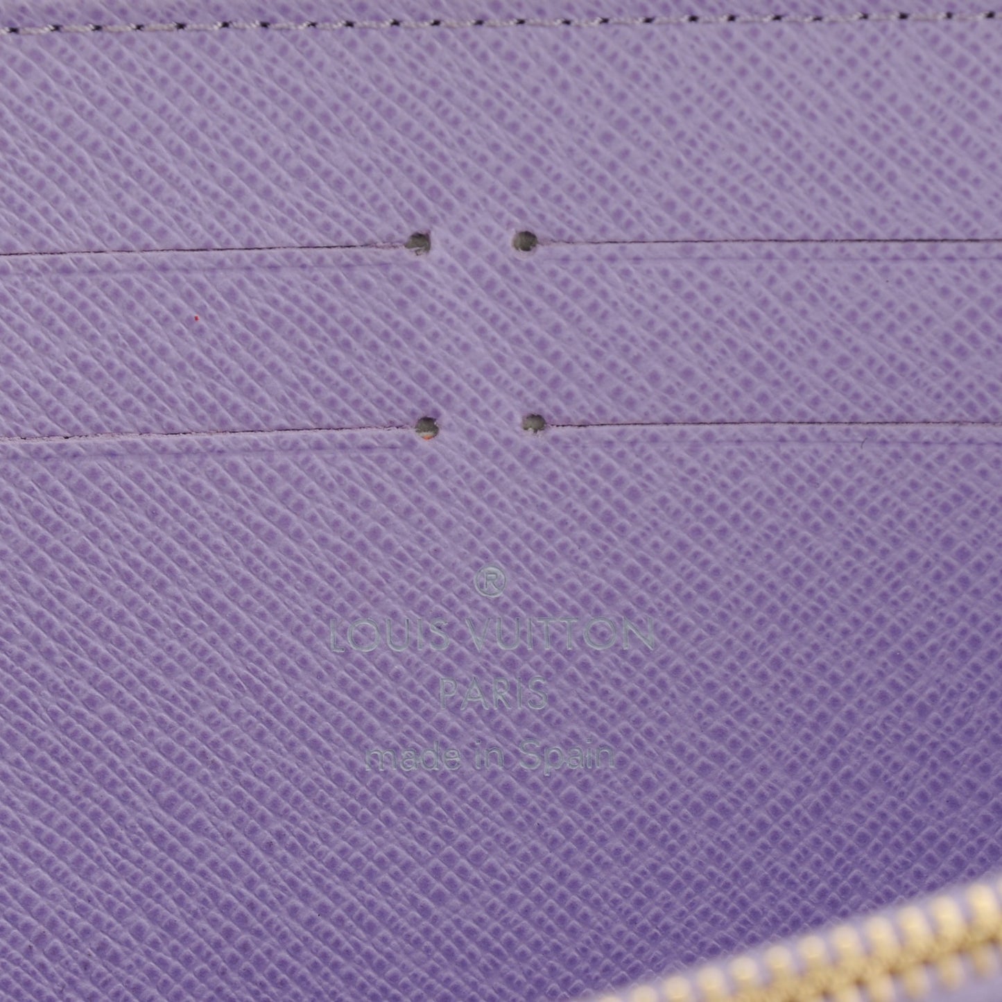 Monogram Multicolor Zippy Wallet Black Violet