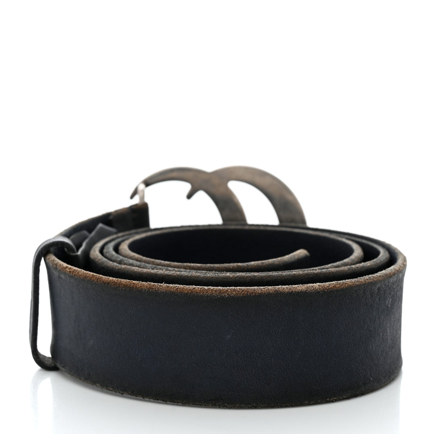 Cuoio Toscano Nickel Double Double G 40mm Belt 95 38 Blue