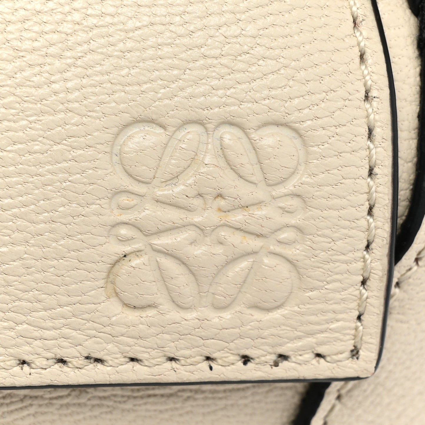 Goatskin Mini Puzzle Edge Bag Angora