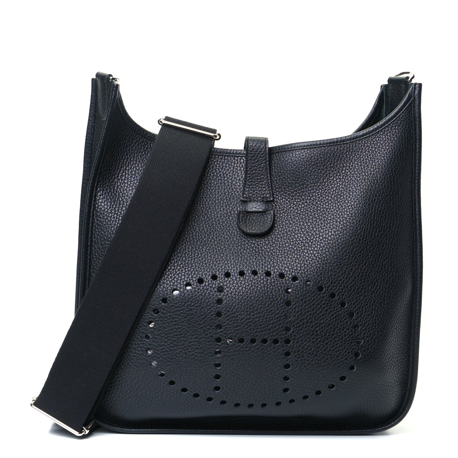 Hermes Taurillon Clemence Evelyne III GM Black 1 of 5