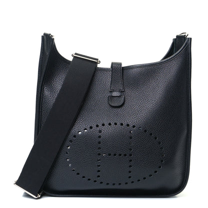 Hermes Taurillon Clemence Evelyne III GM Black 1 of 5