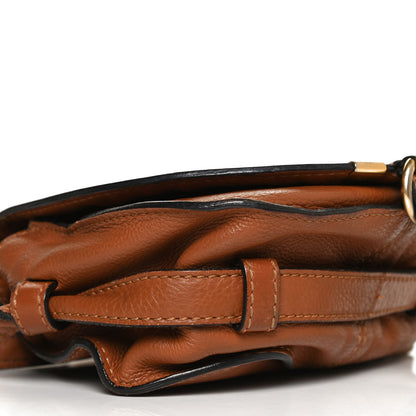 Chloe Calfskin Mini Marcie Round Crossbody Bag Tan 9 of 15