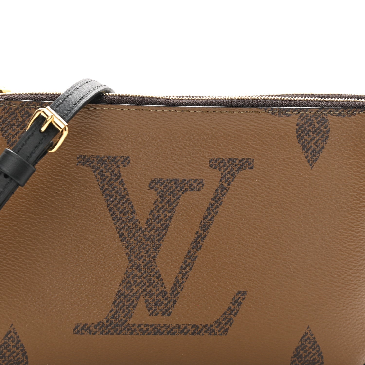 Louis Vuitton Reverse Monogram Giant Double Zip Pochette 10 of 13