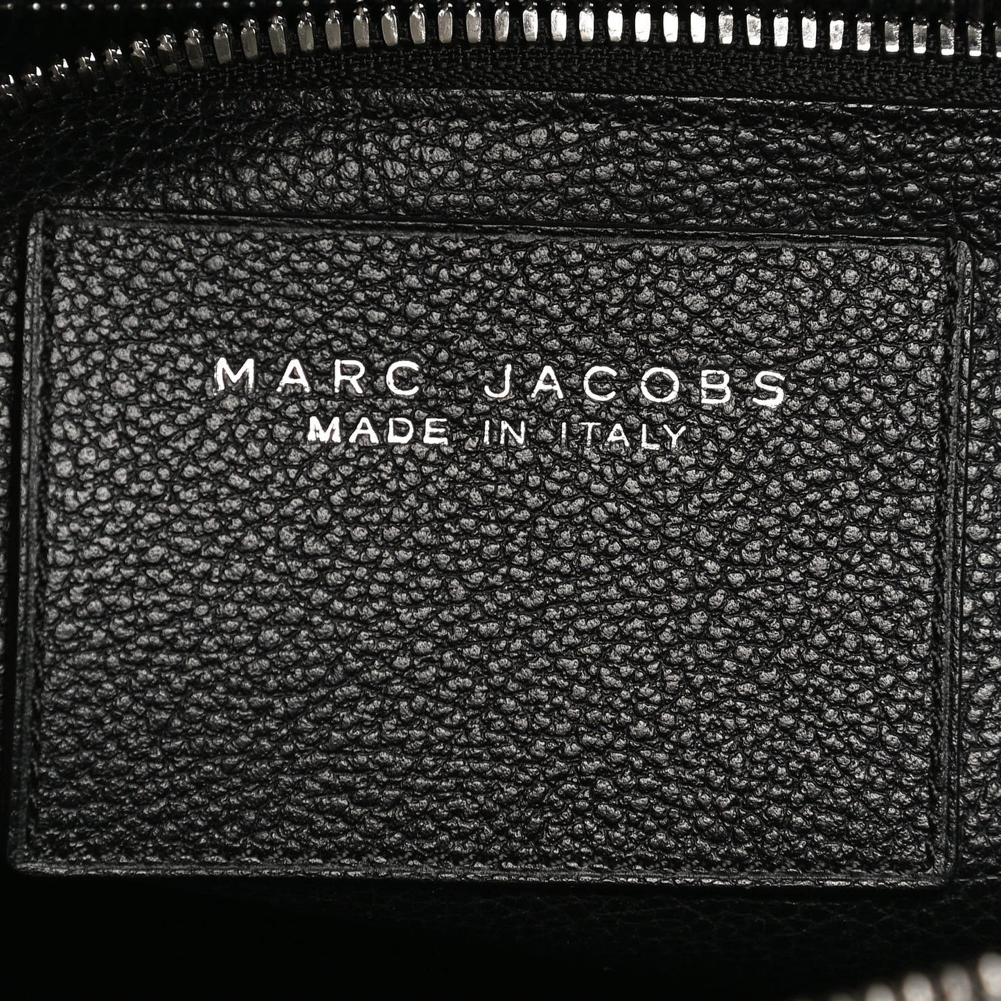 Textured Calfskin Medium Incognito Satchel Black