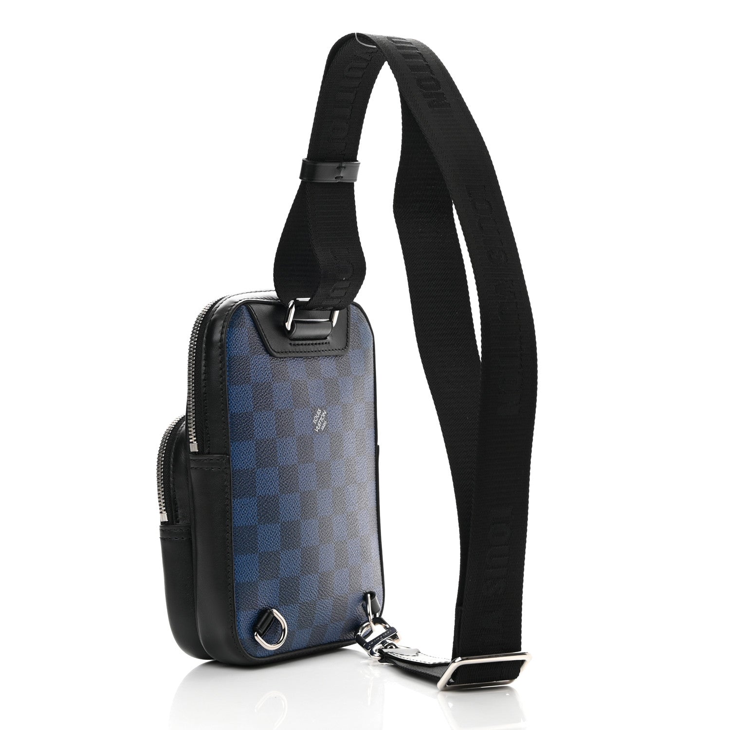 Louis Vuitton Damier Graphite 3D Amazone Sling Bag Navy Black 3 of 11