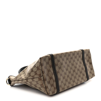 Gucci Crystal Monogram Medium Joy Tote Beige Ebony Testa Di Moro 4 of 11