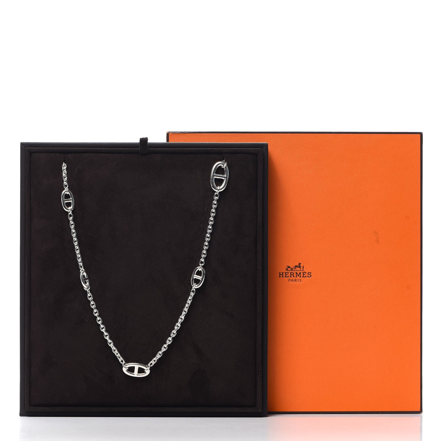 Hermes Sterling Silver Farandole Necklace 120 5 of 5