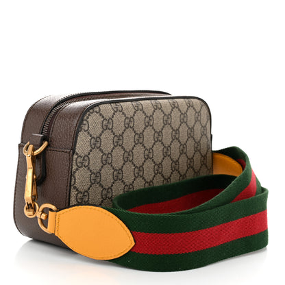 Gucci GG Supreme Monogram Web Neo Vintage Shoulder Bag Beige New Acero Crop 3 of 10