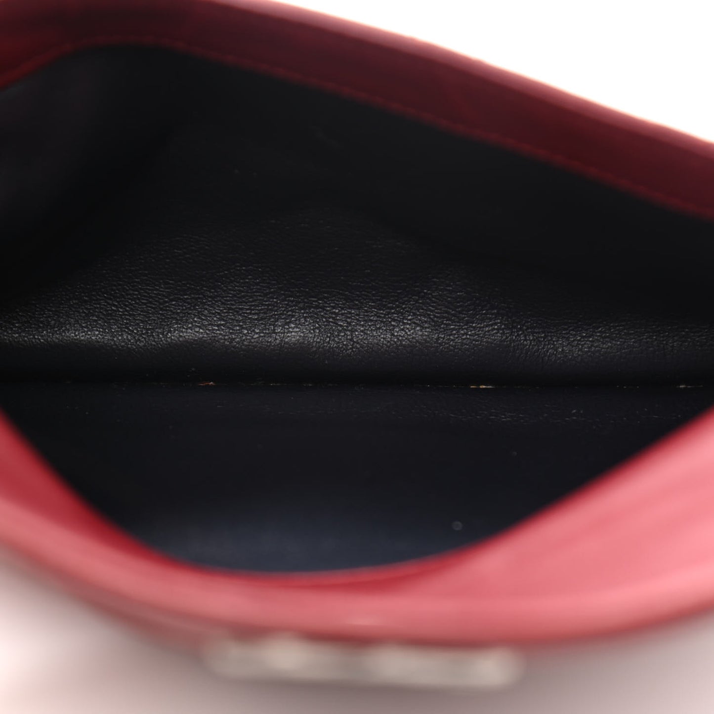 Caviar Lambskin Quilted Coco Break Camera Case Red