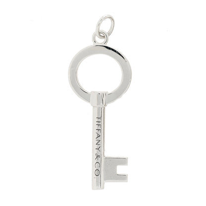 Tiffany Sterling Silver Modern Keys Open Round Key Pendant 3 of 4