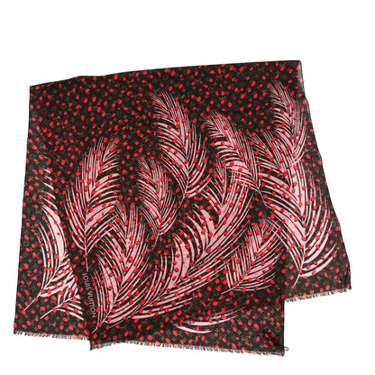 Louis Vuitton Cotton Monogram Jungle Dots Scarf Sugar Pink Poppy 2 of 4