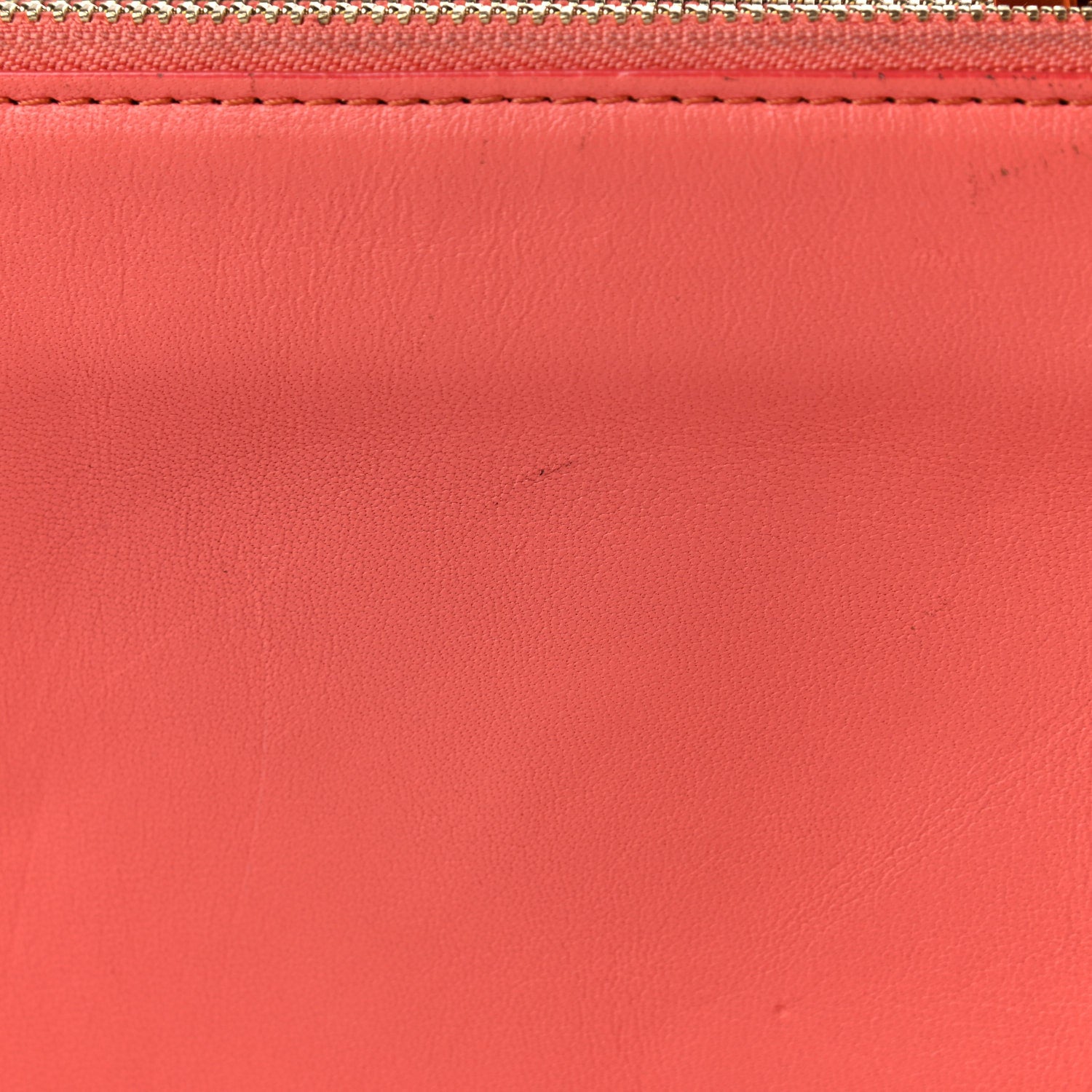 Celine Lambskin Small Trio Crossbody Bag Lipstick 14 of 21