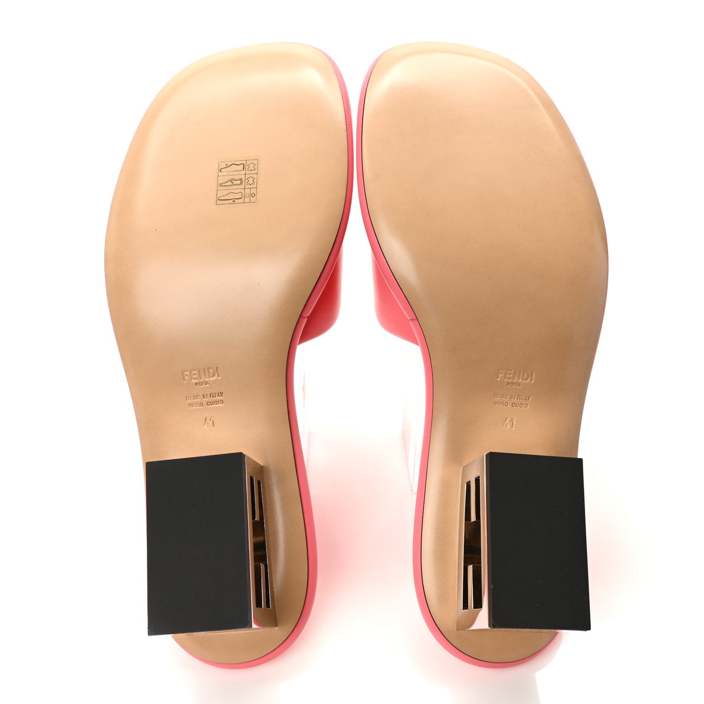 Nappa Baguette 60mm Slide Sandals 41 Kissed