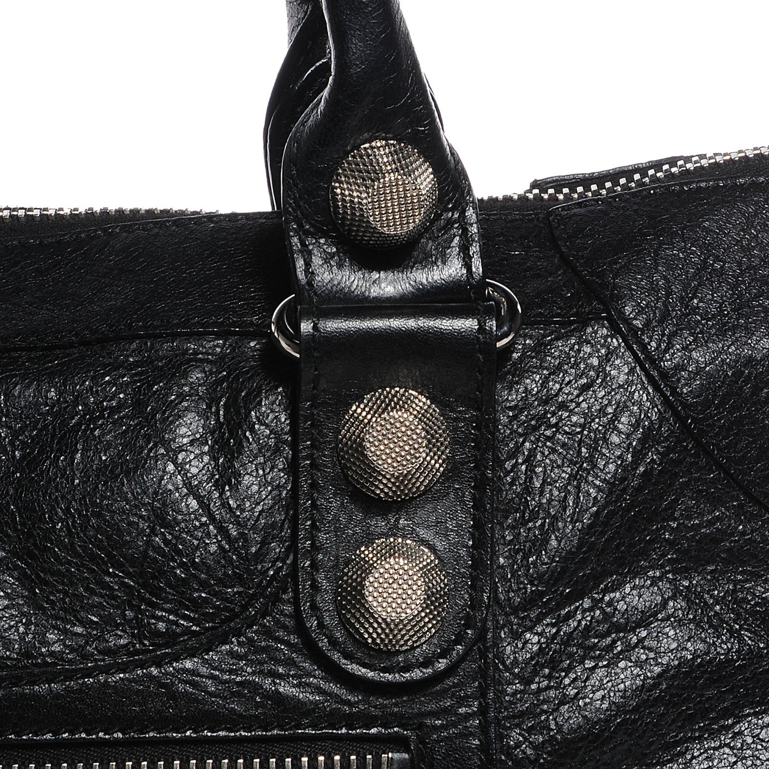 Balenciaga Agneau Giant 21 Silver Hardware Work Black 12 of 14