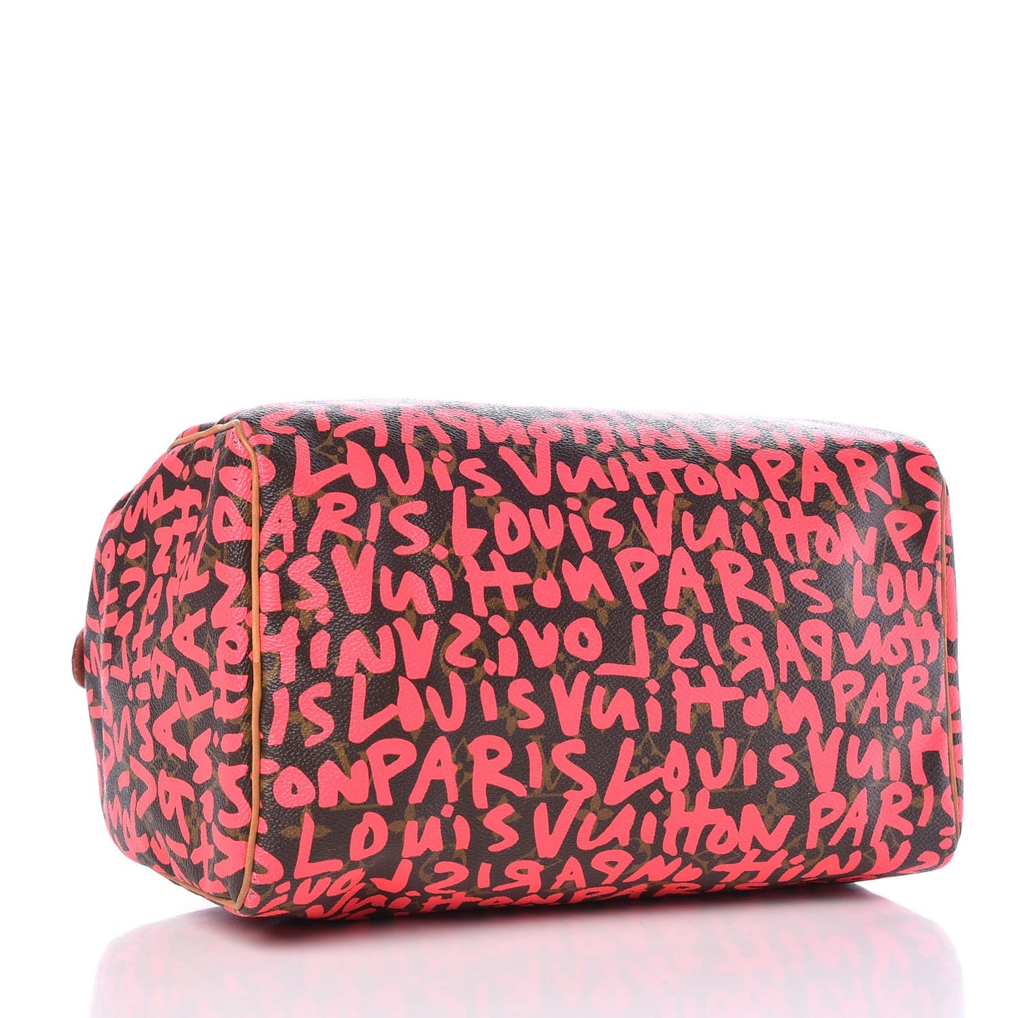 Monogram Graffiti Speedy 30 Fuchsia