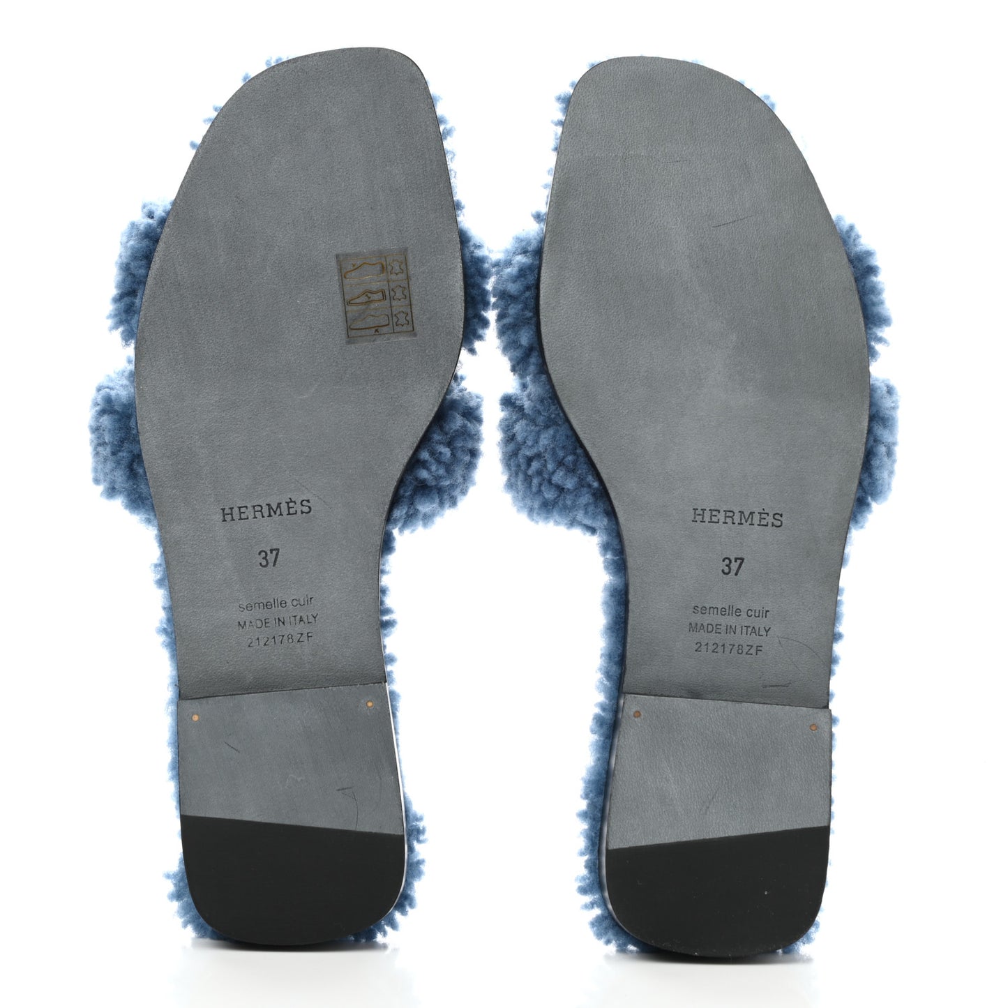 Woolskin Oran Sandals 37 Bleu