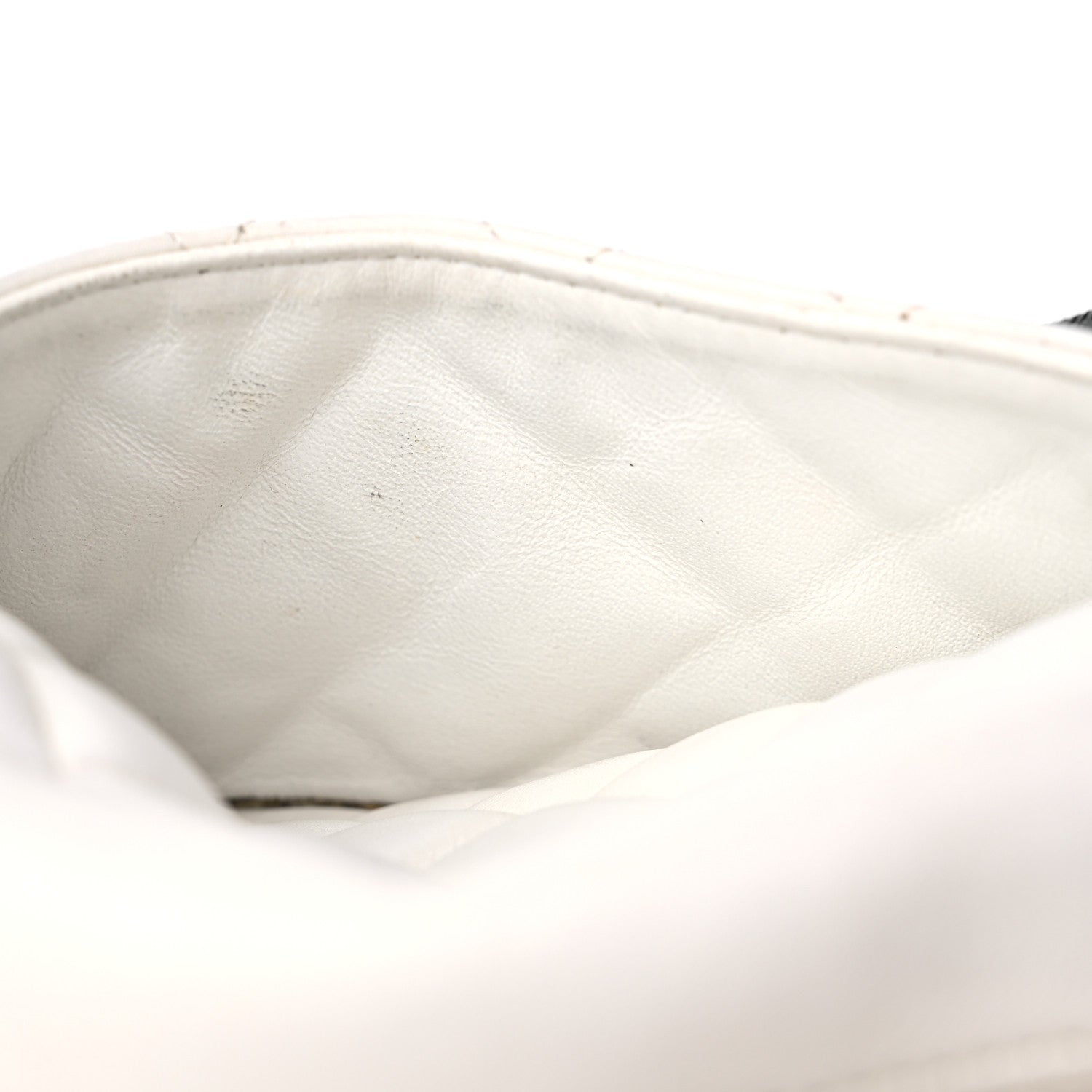 Chanel Calfskin Quilted Large Cambon Bowler White Black 18 of 18