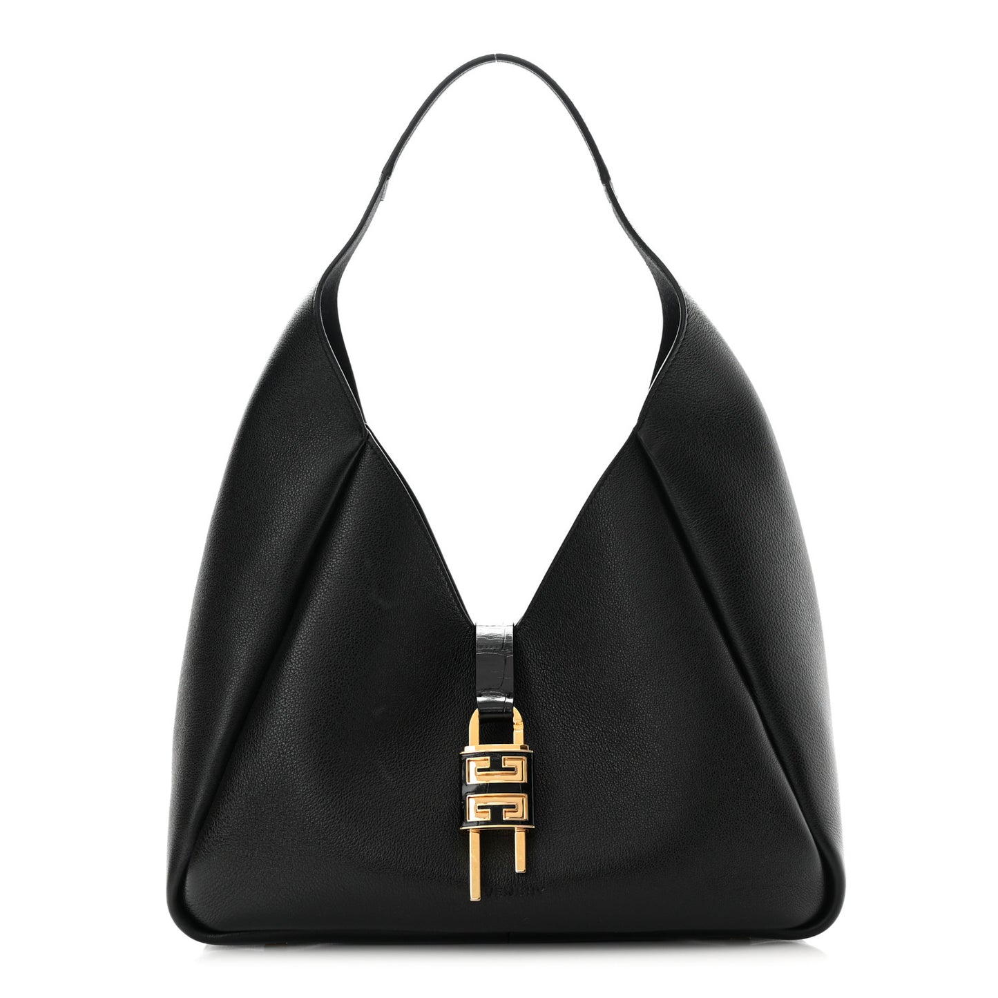 Calfskin Medium G-Lock Hobo Black